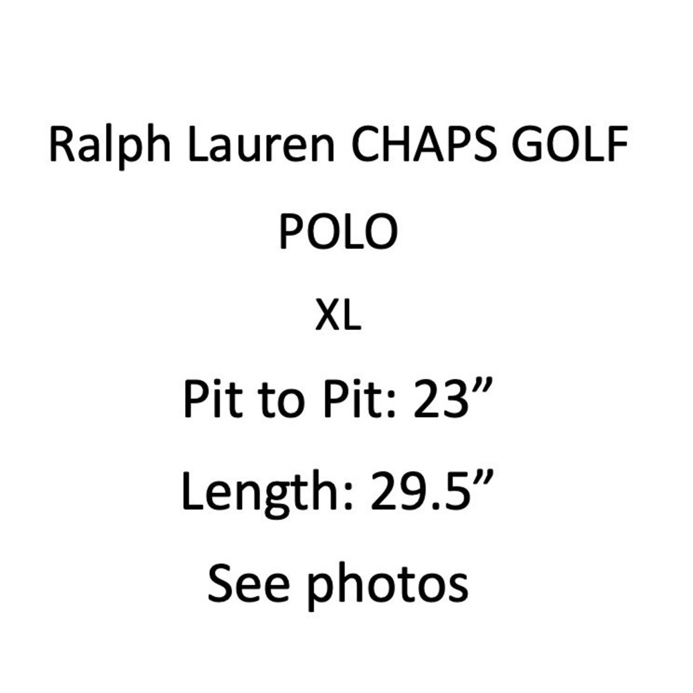 Ralph Lauren Chaps Golf Polo Shirt Mens XL Blue Striped Stay-Dry Performance - Picture 7 of 10